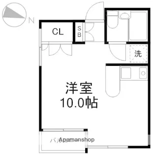 エスポワール西馬込【2階】の間取り