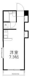 エスポワール西馬込【203号室】の間取り