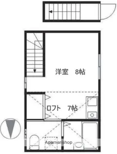 YAGUCHIRESIDENCEC棟【2階】の間取り