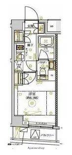 ドムス・スタイル武蔵小山【6階】の間取り