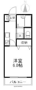シャドーウィング洗足池【2階】の間取り