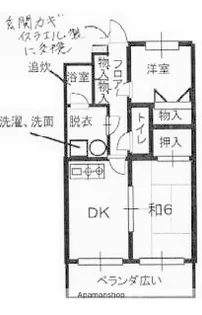 サンクレア千鳥【2階】の間取り