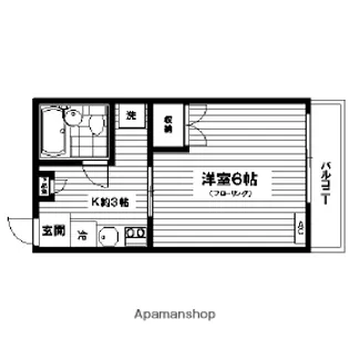 ハイツケンユー【102号室】の間取り