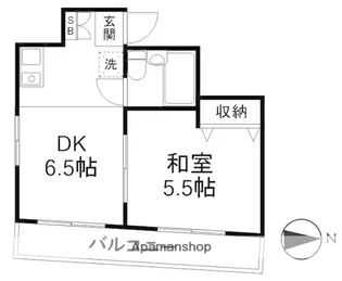 ヴィラ林【402号室】の間取り