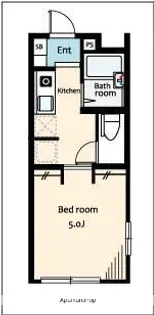 アヴェニール南馬込【205号室】の間取り