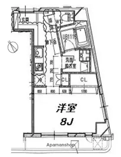 フォルトゥーナ洗足【201号室】の間取り