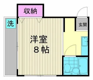 レジデンスN大岡山【102号室】の間取り