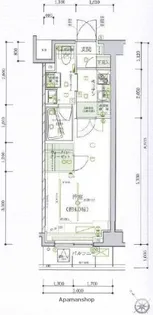 グランドコンシェルジュ多摩川アジールコート【4階】の間取り