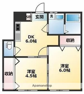 ラフィーネ田園調布【103号室】の間取り