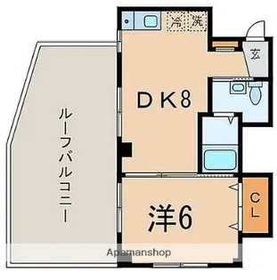 アスターナハイツ【4階】の間取り