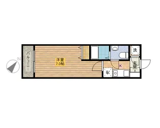 ベレール目黒【304号室号室】の間取り