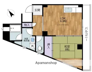文栄マンション【2階】の間取り