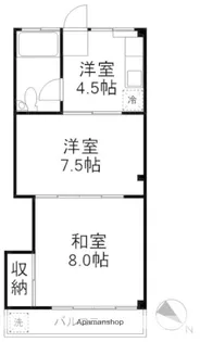 マンション美和【2階】の間取り