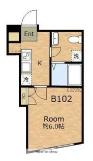 スカイヒルズ旗の台【1階】の間取り
