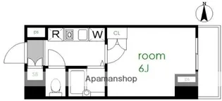 アクティブミレニアム中延【7階】の間取り