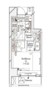 ガリシア御殿山【5階】の間取り
