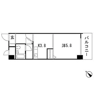東京都大田区下丸子2丁目【マンション】の間取り