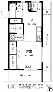 上池台マンション【12階】の間取り