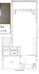 1Rの間取り画像