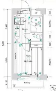 シンシア雪谷大塚CASA【2階】の間取り