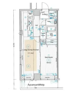 ブライズ多摩川TRE【8階】の間取り