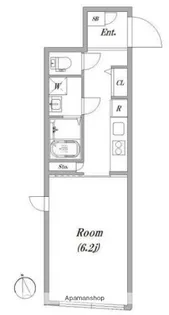 1Kの間取り画像