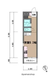 ECOLOCUBE洗足【3階】の間取り