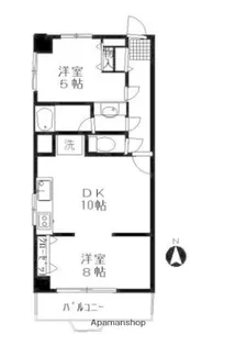 プログレススペースA池上【3階】の間取り