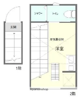 サークルハウス田園調布参番館(サークルハウスデンエンチョウフサン【2階】の間取り