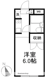 ヴィラ上池台【203号室】の間取り