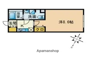 コンポジット久が原【3階】の間取り