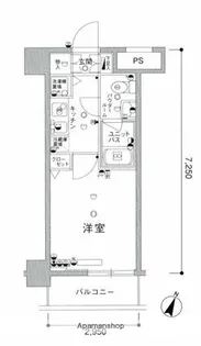 スカイコート都立大学第三【6階】の間取り
