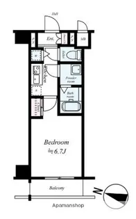 ハーモニーレジデンス池上【5階】の間取り