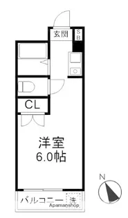 プロス不動前【2階】の間取り
