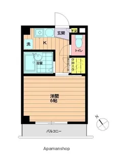 1Rの間取り画像