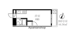 ハイツベルグ武蔵【2階】の間取り