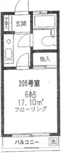 VILLA昭立【2階】の間取り