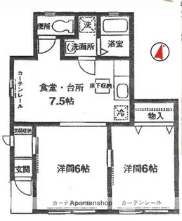 トーナス【101号室】の間取り