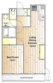 サニーサイドレジデンス【201号室】の間取り