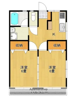 コーポ山石【3階】の間取り