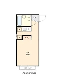 都立大パレヒルズ【105号室】の間取り