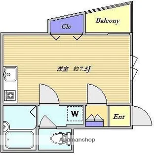 ベルファースト【1階】の間取り