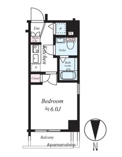 XEBEC中延 ジーベック【2階】の間取り
