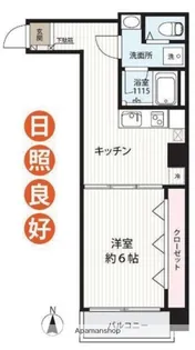 レオ五反田辻ビル【7階】の間取り