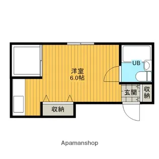 プリンセスガーデン中目黒【201号室】の間取り
