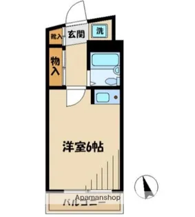 エルヴィーナ目黒【210号室】の間取り