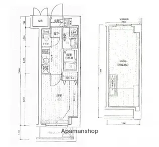 2Kの間取り画像