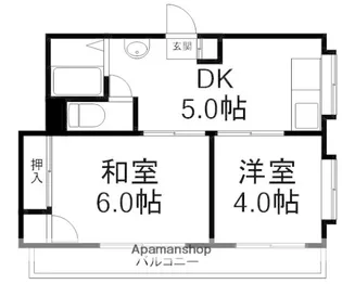 リージェント仲池上【3階】の間取り