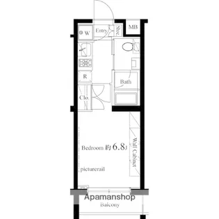 ブライズ上池台【4階】の間取り