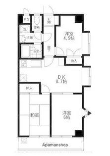 コンフォートとよくら【2階】の間取り